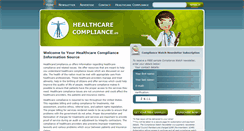 Desktop Screenshot of healthcarecompliance.us